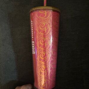 Starbucks Wicked Pink and Gold Tumbler